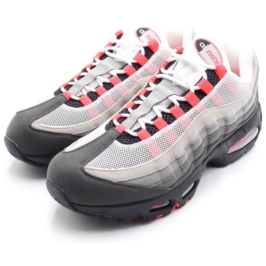 NIKE(ナイキ) AIR MAX 95 OG BIG BUBBLE MEDIUM ASH/SOLAR RED IM7410-001 エアマックス95 ビッグダブル ローカットスニーカー ピンク/グレー US9.5/27.5cm
