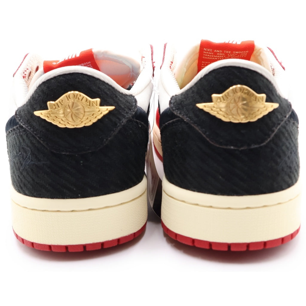 NIKE(ナイキ) ×Trophy Room AIR JORDAN 1 LOW OG FN0432-100 トロフィールーム エアジョーダン1 ローカットスニーカー レッド/ブラック/ホワイト US9.5/27.5cm