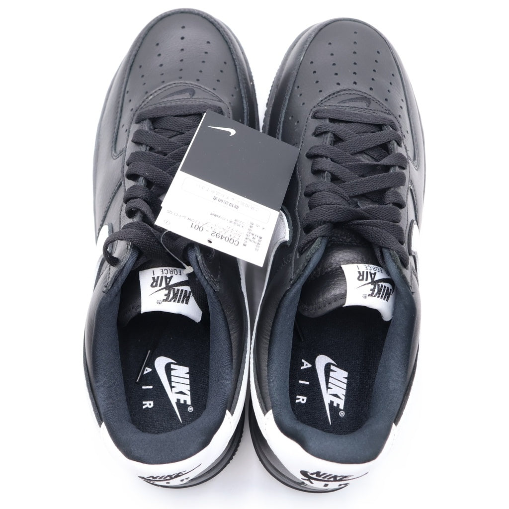 NIKE(ナイキ) AIR FORCE 1 RETRO QS CQ0492-001 エアフォース 1 レトロ ローカットスニーカー ブラック US9.5/27.5cm