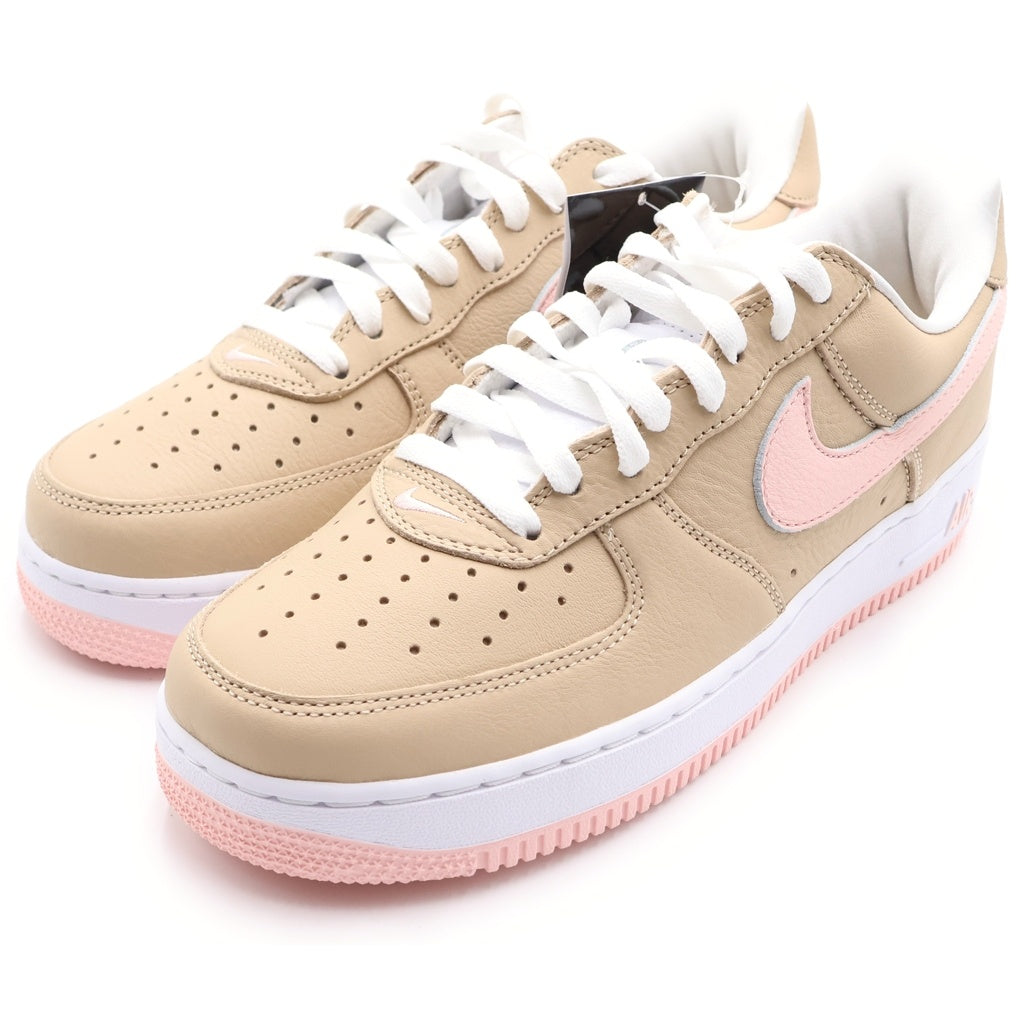 NIKE(ナイキ) AIR FORCE 1 LOW RETRO LINEN 845053-201 エアフォース1 ロー レトロ リネン ローカットスニーカー ブラウン/ピンク US9/27cm