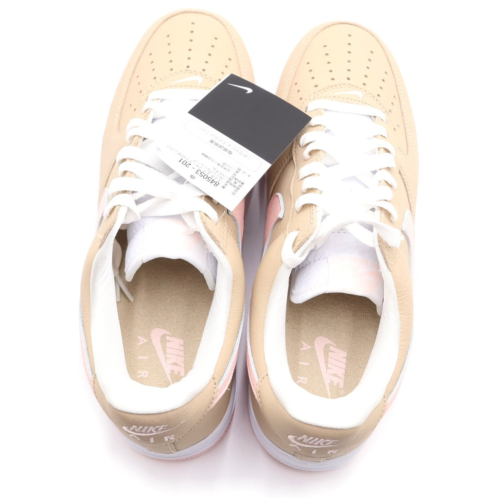 NIKE(ナイキ) AIR FORCE 1 LOW RETRO LINEN 845053-201 エアフォース1 ロー レトロ リネン ローカットスニーカー ブラウン/ピンク US9/27cm