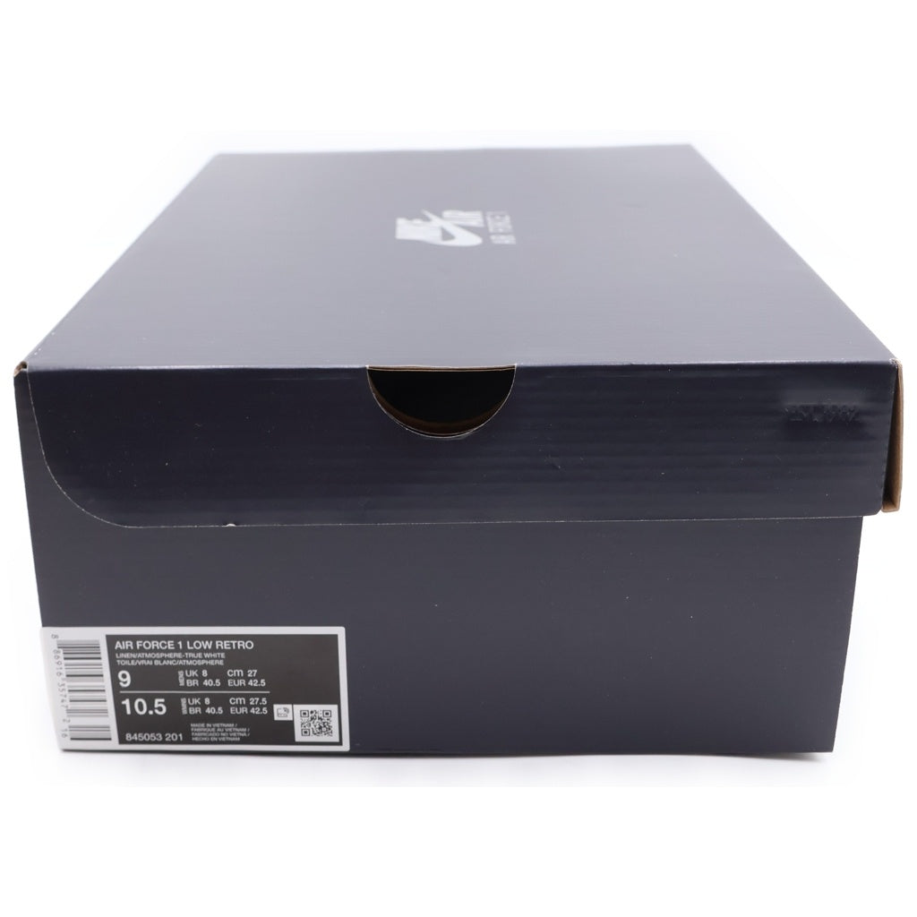NIKE(ナイキ) AIR FORCE 1 LOW RETRO LINEN 845053-201 エアフォース1 ロー レトロ リネン ローカットスニーカー ブラウン/ピンク US9/27cm
