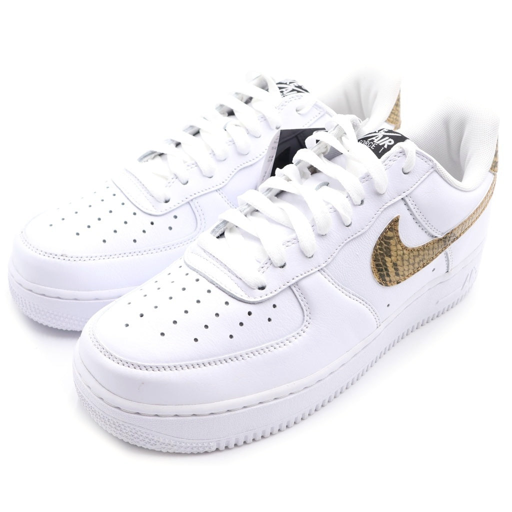 NIKE(ナイキ) AIR FORCE 1 LOW RETRO PRM QS IVORY SNAKE AO1635-100 エアフォース1 レトロ アイボリースネーク ローカットスニーカー ホワイト/ブラウン US9/27cm