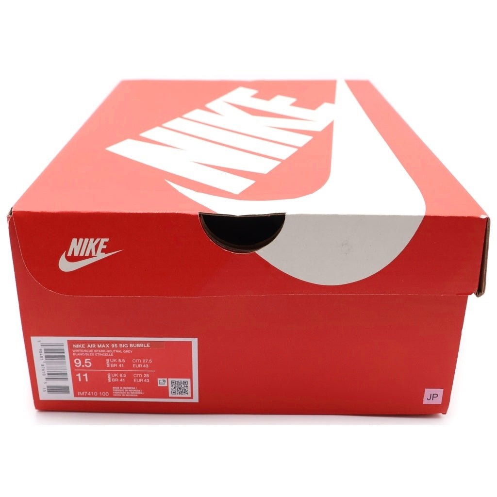 NIKE(ナイキ) AIR MAX 95 OG BIG BUBBLE IM7410-100 エアマックス オリジナル ビッグバブル ローカットスニーカー グレー/ブルー US9.5/27.5cm