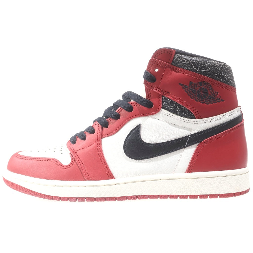 NIKE(ナイキ) AIR JORDAN 1 LOST & FOUND CHICAGO DZ5485-612 エアジョーダン1 ロスト ファウンド シカゴ ハイカットスニーカー ホワイト/レッド/ブラック US9/27cm