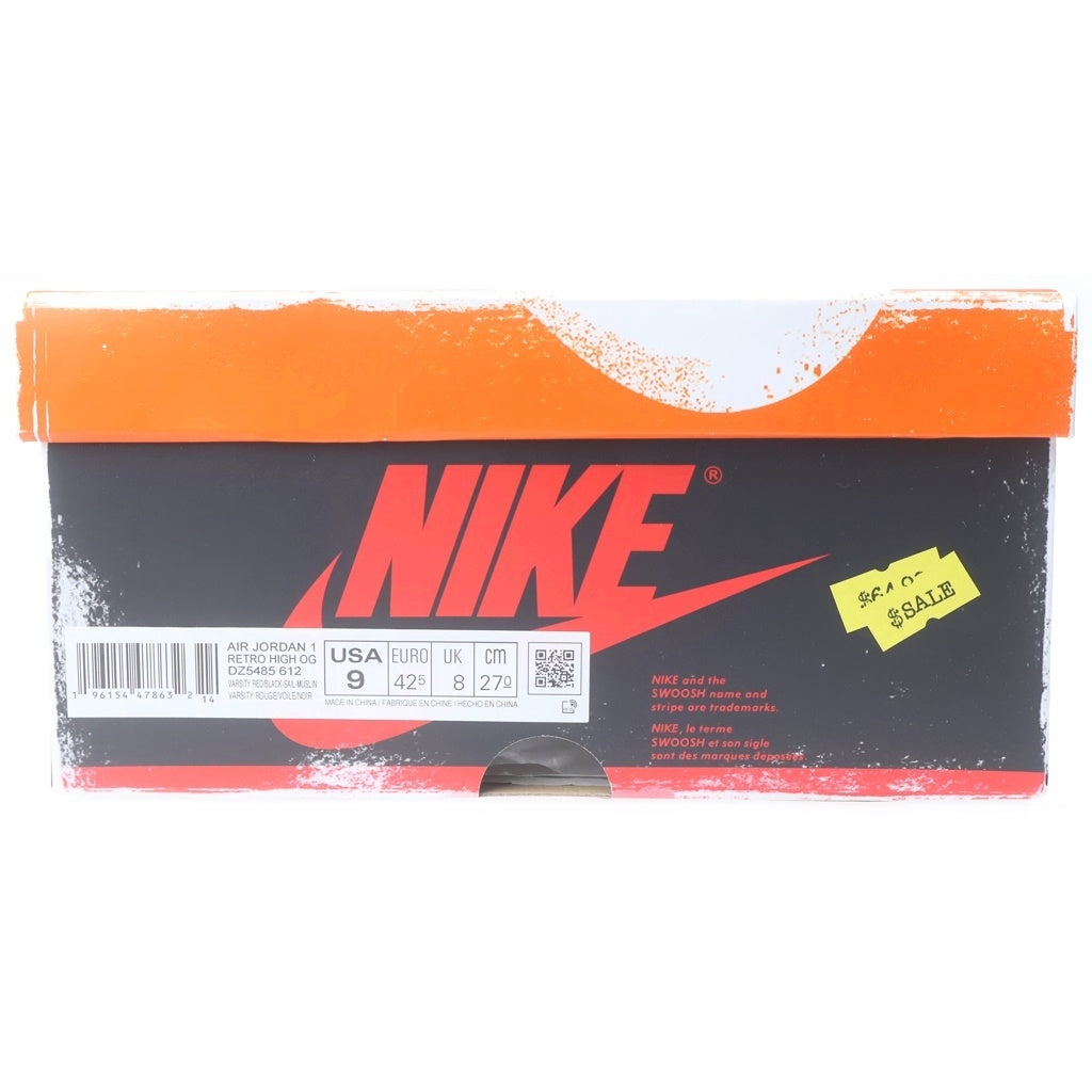 NIKE(ナイキ) AIR JORDAN 1 LOST & FOUND CHICAGO DZ5485-612 エアジョーダン1 ロスト ファウンド シカゴ ハイカットスニーカー ホワイト/レッド/ブラック US9/27cm