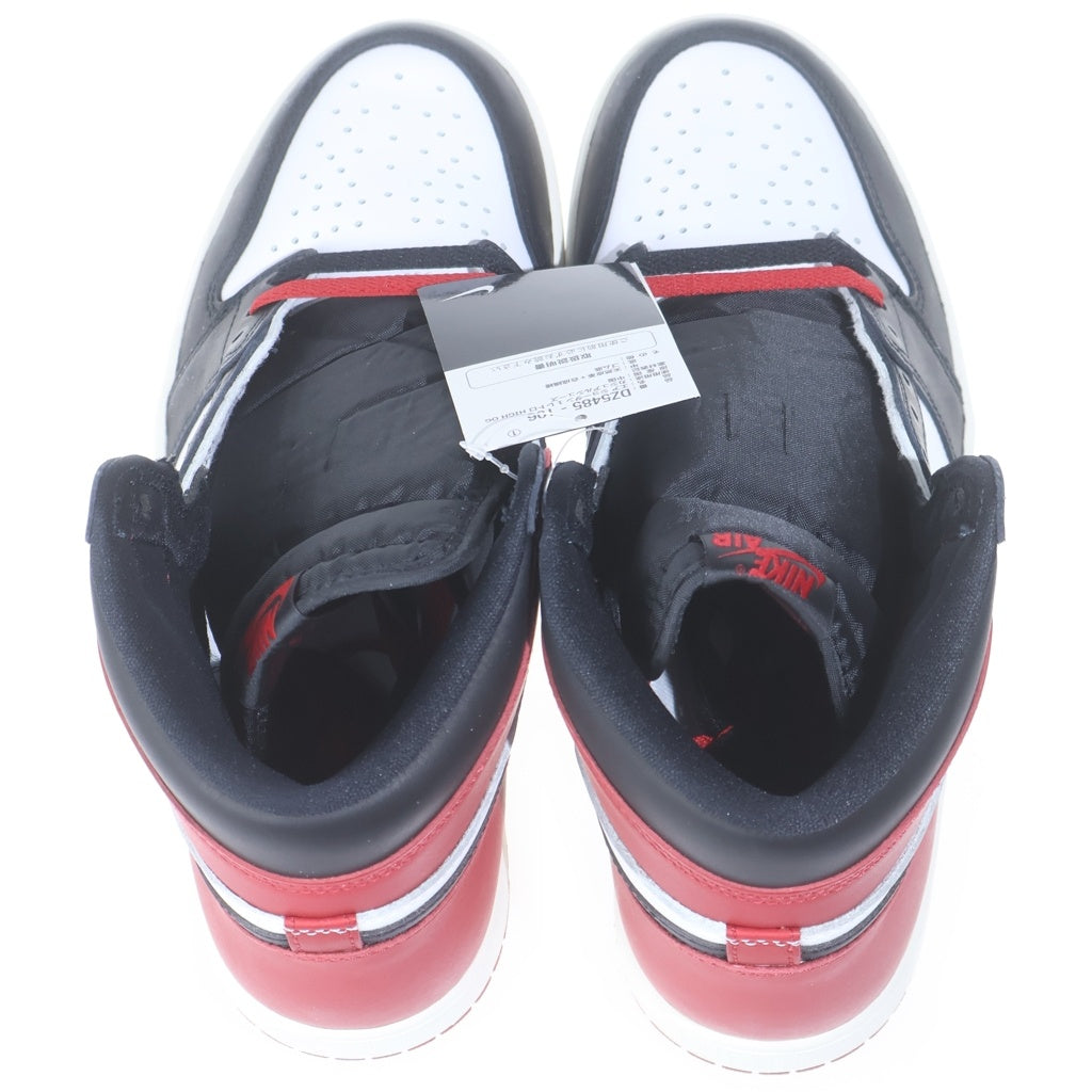 NIKE(ナイキ) AIR JORDAN 1 RETRO HIGH OG BLACK TOE REIMAGINED エアジョーダン1 ブラックトゥ つま黒 リイマジンド ハイカットスニーカー US9.5/27.5cm