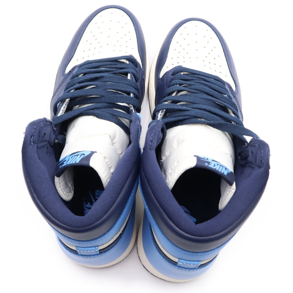 NIKE(ナイキ) AIR JORDAN 1 HIGH OG Obsidian 555088-140 エアジョーダン1 ハイ オブシディアン ハイカットスニーカー ブルー US9/27cm