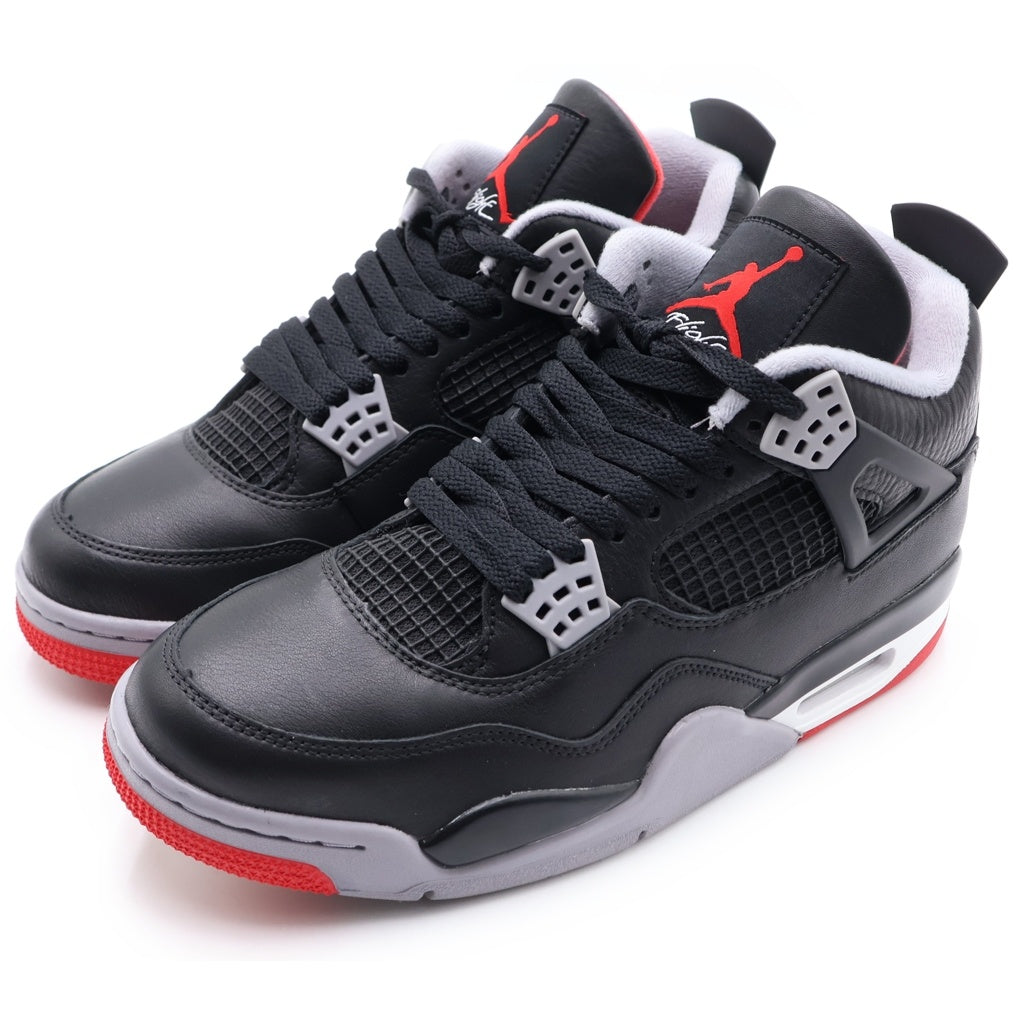 NIKE(ナイキ) AIR JORDAN 4 RETRO BRED REIMAGINED FV5029-006 エアジョーダン レトロ ブレッドリイマジンド ハイカットスニーカー ブラック/レッド US9.5/27.5cm