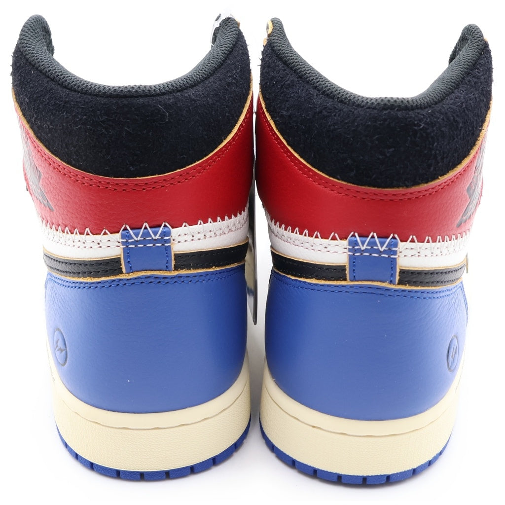 NIKE(ナイキ) ×FRAGMENT DESIGN ×UNION AIR JORDAN 1 HIGH OG フラグメントデザイン ユニオン エアージョーダン ハイカットスニーカー US9.5/27.5cm IO7847-002