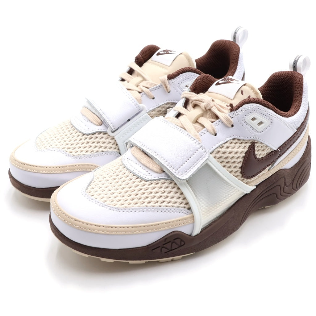 NIKE(ナイキ) ×TRAVIS SCOTT Zoom Field Jaxx HQ3073-100 トラヴィススコット ズームフィールドジャックス ローカットスニーカー ブラウン/ホワイト US10/28cm