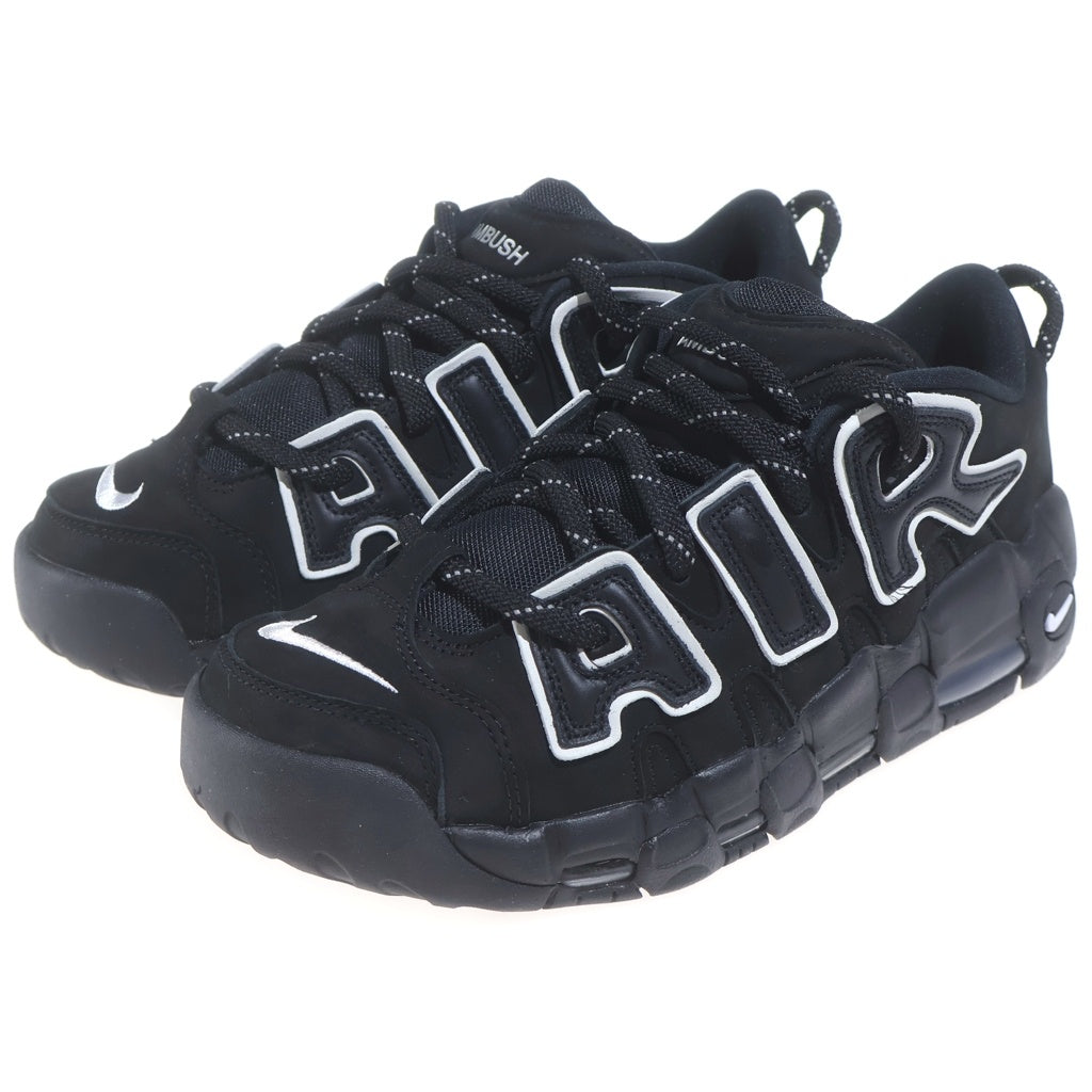 NIKE(ナイキ) ×AMBUSH AIR MORE UPTEMPO LOW SP FB1299-001 アンブッシュ エア モア アップテンポ ミッドカットスニーカー ブラック US9.5/27.5cm