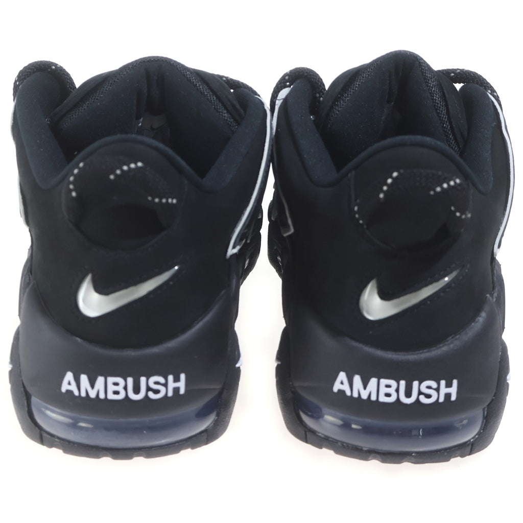 NIKE(ナイキ) ×AMBUSH AIR MORE UPTEMPO LOW SP FB1299-001 アンブッシュ エア モア アップテンポ ミッドカットスニーカー ブラック US9.5/27.5cm
