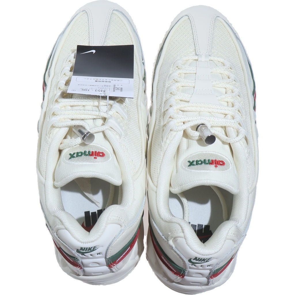 NIKE(ナイキ) ×UNDEFEATED AIR MAX 95 SP SAIL IB4453-100 アンディフィーテッド エアマックス95 セイル ローカットスニーカー ホワイト/レッド/グリーン US10/28cm