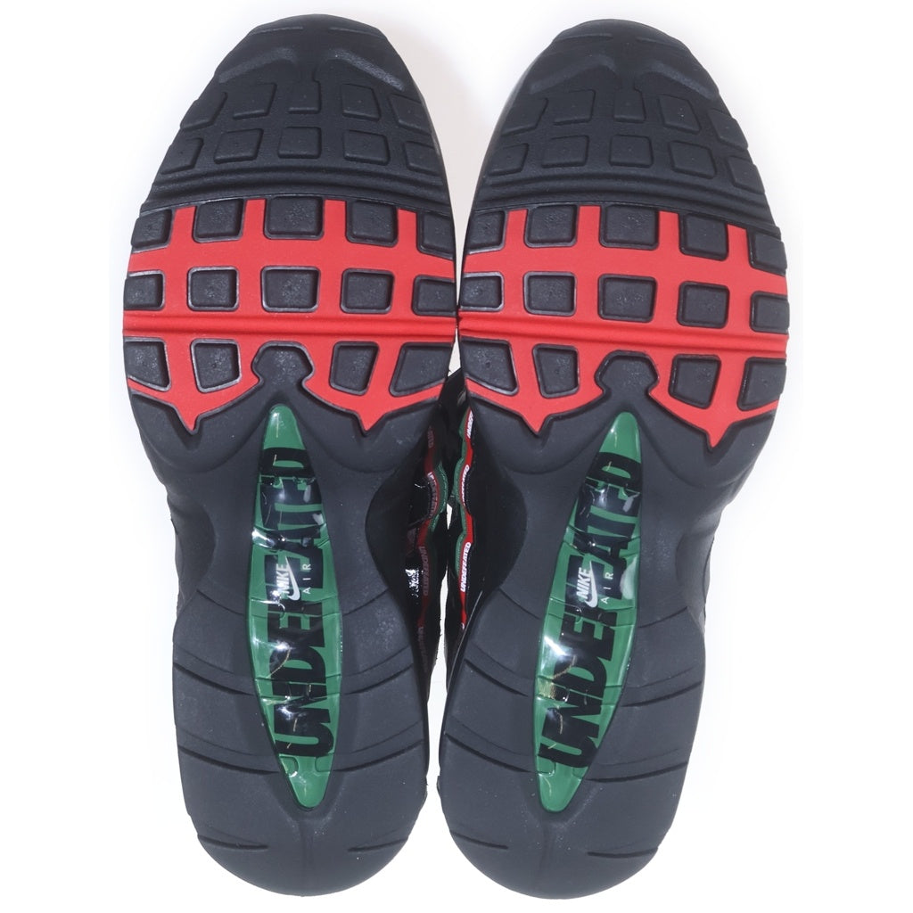 NIKE(ナイキ) ×UNDEFEATED AIR MAX 95 IB4453-001 アンディフィーテッド エアマックス95 ローカットスニーカー ブラック US10/28cm
