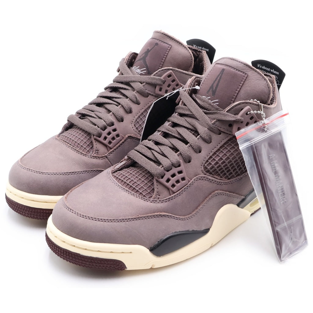 NIKE(ナイキ) ×A MA MANIERE AIR JORDAN 4 VIOLET ORE DV6773-220 アママニエール エアジョーダン4 バイオレットオレ ハイカットスニーカー ブラウン US9.5/27.5cm