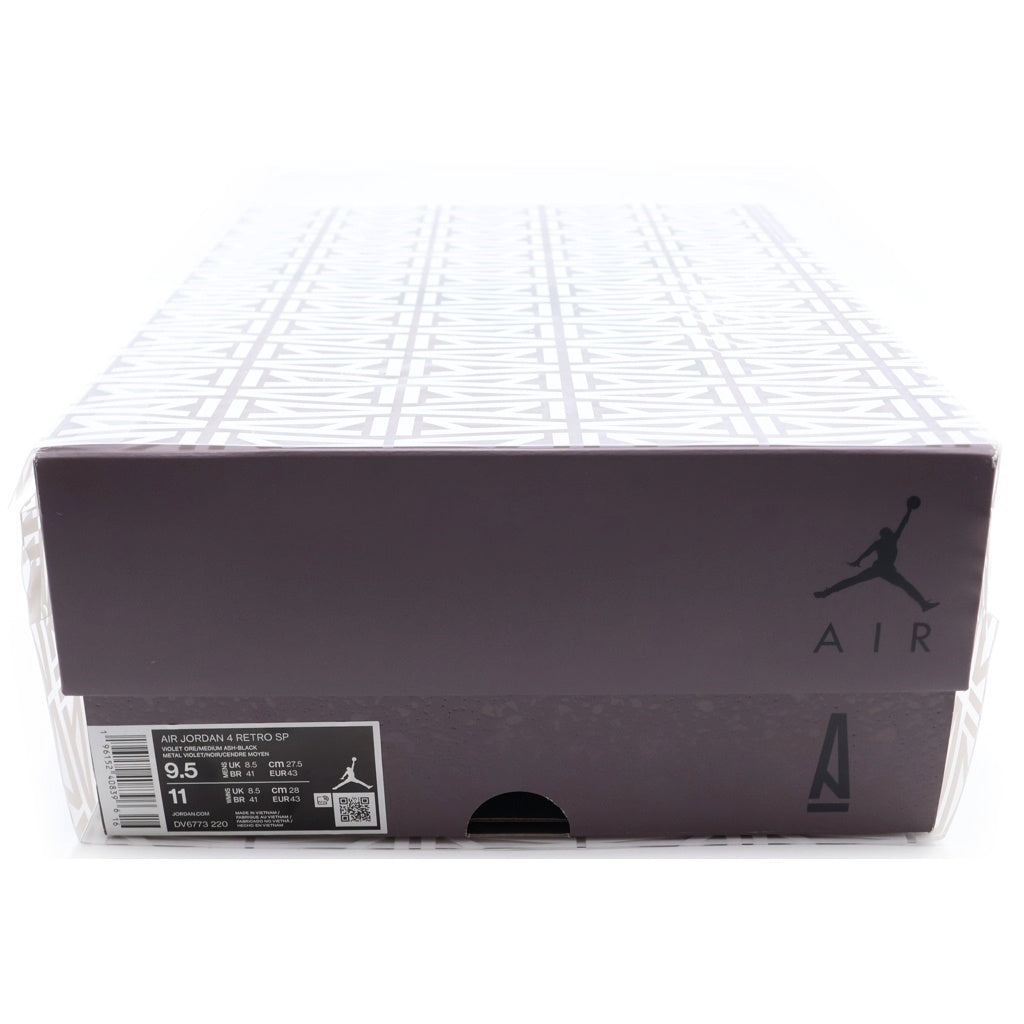 NIKE(ナイキ) ×A MA MANIERE AIR JORDAN 4 VIOLET ORE DV6773-220 アママニエール エアジョーダン4 バイオレットオレ ハイカットスニーカー ブラウン US9.5/27.5cm