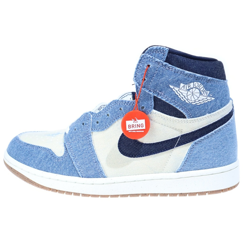 NIKE(ナイキ) AIR JORDAN 1 RETRO HIGH OG DENIM FQ2947-100 エアジョーダン1 レトロ デニム ハイカットスニーカー インディゴ/ホワイト US9.5/27.5cm