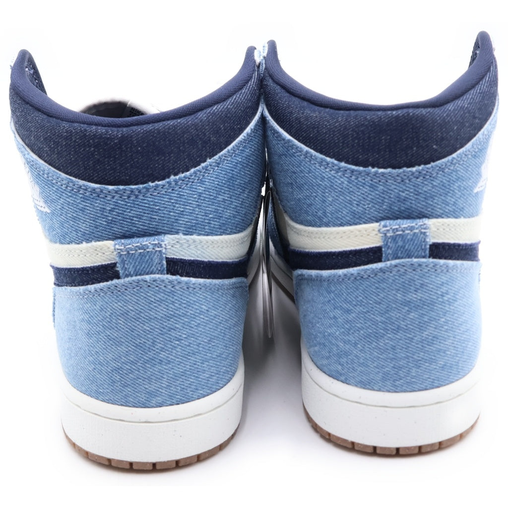 NIKE(ナイキ) AIR JORDAN 1 RETRO HIGH OG DENIM FQ2947-100 エアジョーダン1 レトロ デニム ハイカットスニーカー インディゴ/ホワイト US9.5/27.5cm