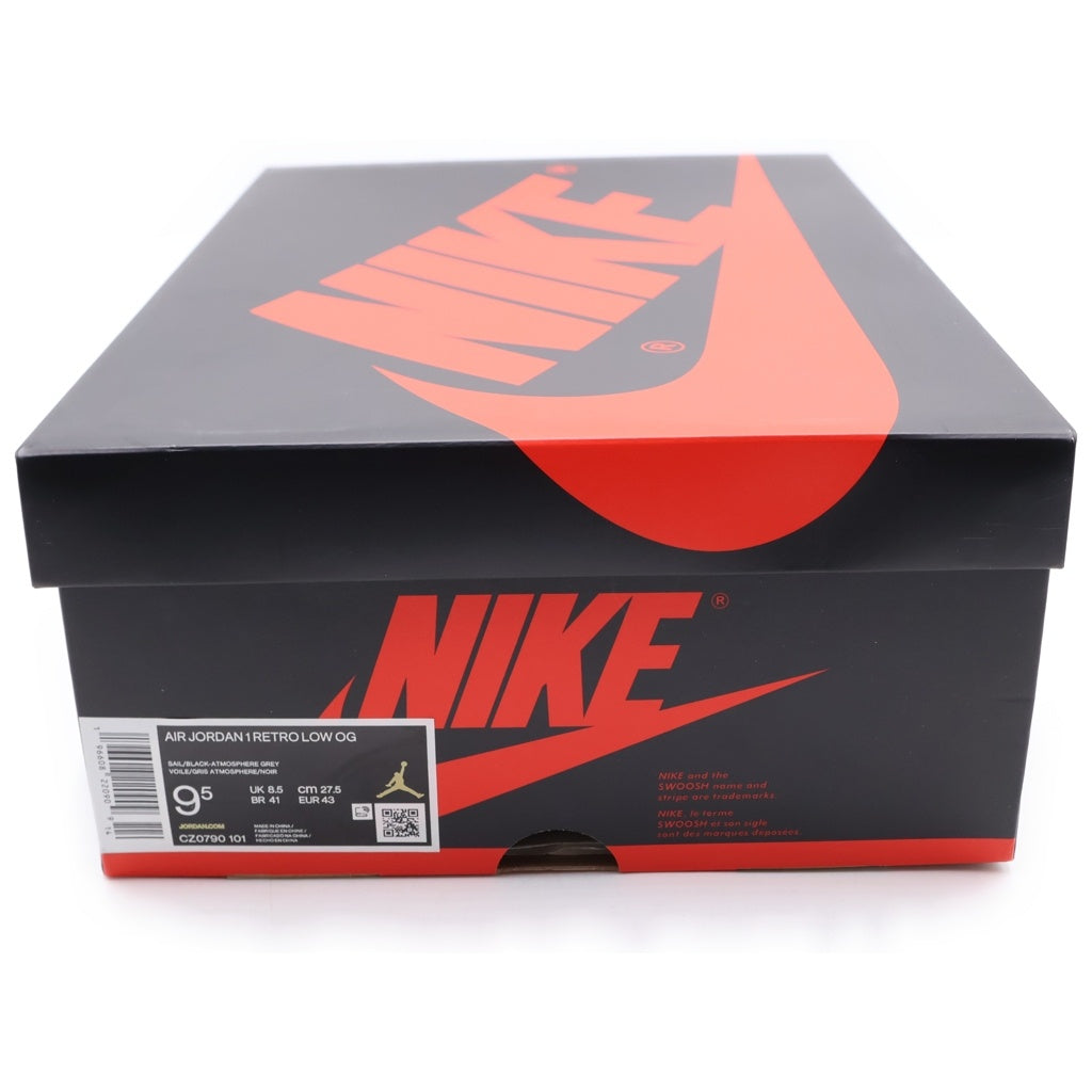 NIKE(ナイキ) AIR JORDAN 1 RETRO LOW OG ATMOSPHERE GREY CZ0790-101 エアジョーダン1 レトロ ローカットスニーカー グレー US9.5/27.5cm