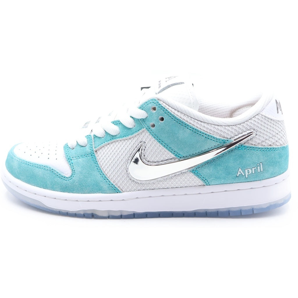 NIKE(ナイキ) ×APRIL SKATEBOARDS DUNK LOW PRO FD2562-400 エイプリルスケートボード ダンク ローカットスニーカー ホワイト/ブルー US9.5/27.5cm