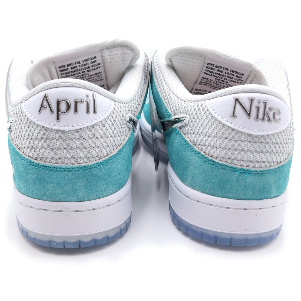 NIKE(ナイキ) ×APRIL SKATEBOARDS DUNK LOW PRO FD2562-400 エイプリルスケートボード ダンク ローカットスニーカー ホワイト/ブルー US9.5/27.5cm