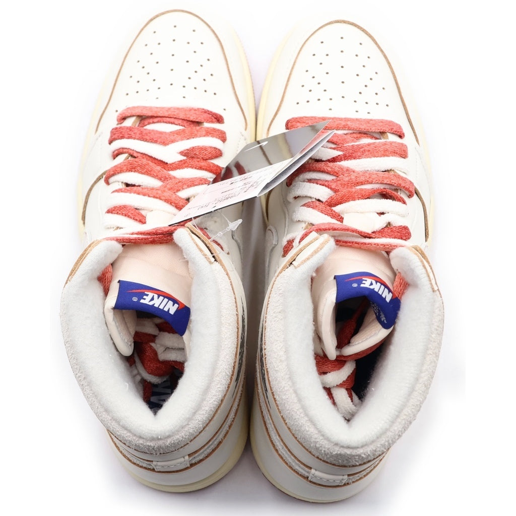 NIKE(ナイキ) WMNS AIR JORDAN 1 RETRO HIGH OG RARE/CINNABAR DB4612-100 ウィメンズ エアジョーダン1 レトロ ハイカットスニーカー ホワイト/レッド US11/28m レディース