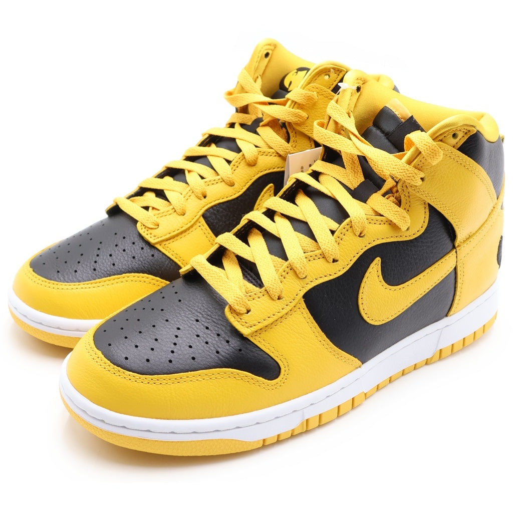 NIKE(ナイキ) ×Wu-Tang Clan DUNK HIGH HJ4320-001 ウータンクラン ダンク ハイカットスニーカー イエロー/ブラック US9.5/27.5cm HJ4320-001