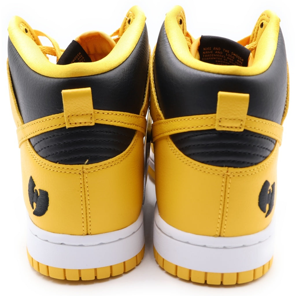 NIKE(ナイキ) ×Wu-Tang Clan DUNK HIGH HJ4320-001 ウータンクラン ダンク ハイカットスニーカー イエロー/ブラック US9.5/27.5cm HJ4320-001