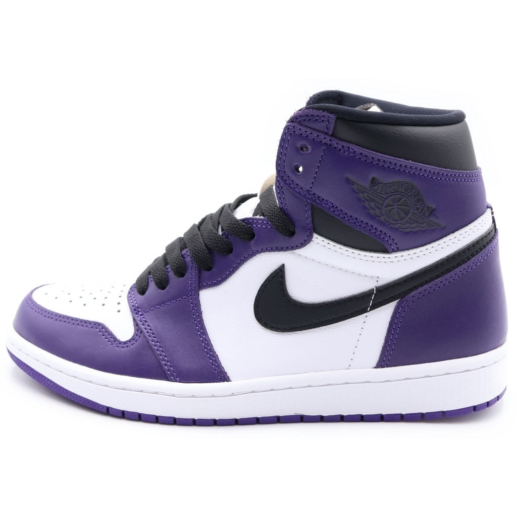 NIKE(ナイキ) AIR JORDAN 1 RETRO HIGH OG COURT PURPLE 555088-500 エアジョーダン1 レトロ コートパープル ハイカットスニーカー ホワイト/パープル US9/27cm
