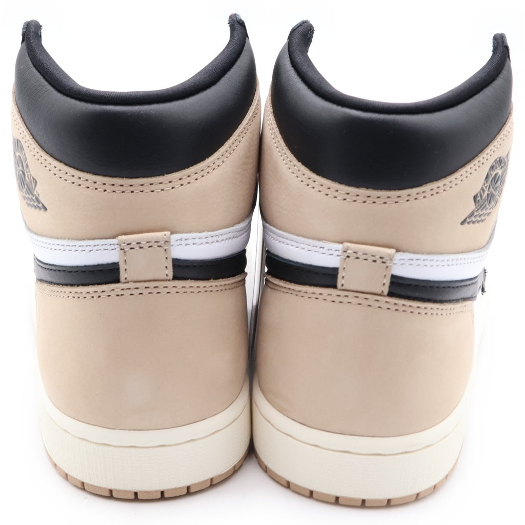 NIKE(ナイキ) WMNS AIR JORDAN 1 RETRO HIGH OG LATTE FD2596-021 ウィメンズ エアジョーダン レトロ ラテ ハイカットスニーカー ホワイト/ベージュ US11/28cm レディース