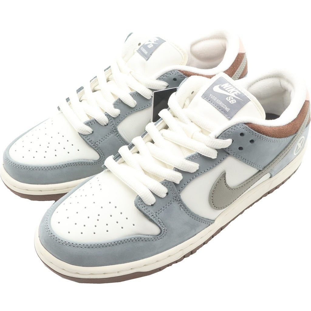 NIKE SB(ナイキエスビー) ×YUTO HORIGOME DUNK LOW PRO FQ1180-001 堀米 雄斗 ダンク ローカットスニーカー グレー/ホワイト US9.5/27.5cm