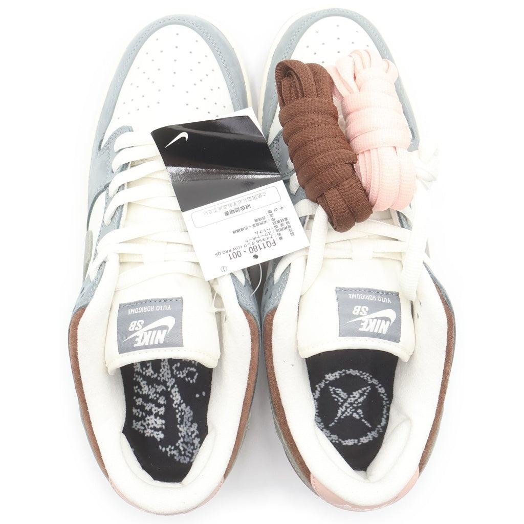 NIKE SB(ナイキエスビー) ×YUTO HORIGOME DUNK LOW PRO FQ1180-001 堀米 雄斗 ダンク ローカットスニーカー グレー/ホワイト US9.5/27.5cm