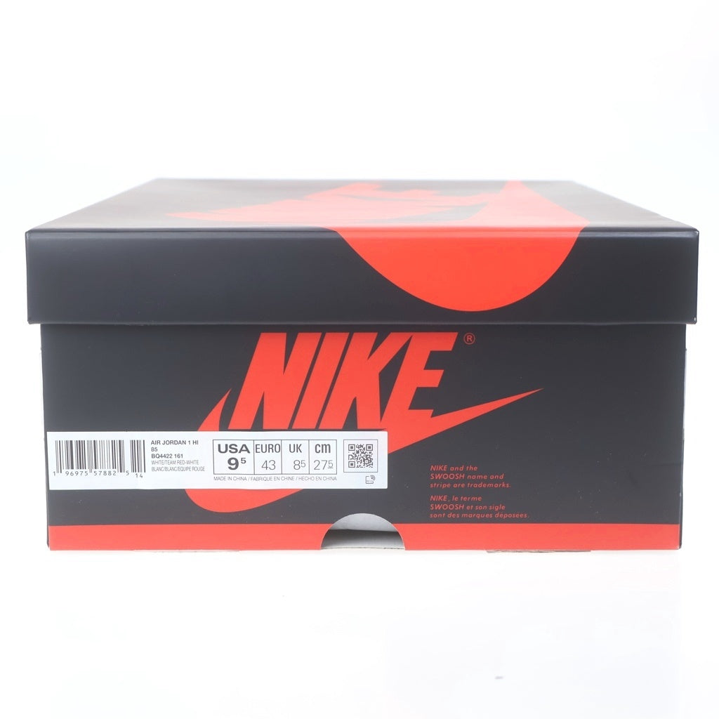NIKE(ナイキ) AIR JORDAN 1 HIGH 85 METALLIC BURGUNDY BQ4422-161 エアジョーダン1 85 ハイカットスニーカー メタリックバーガンディ ホワイト/レッド US9.5/27.5cm