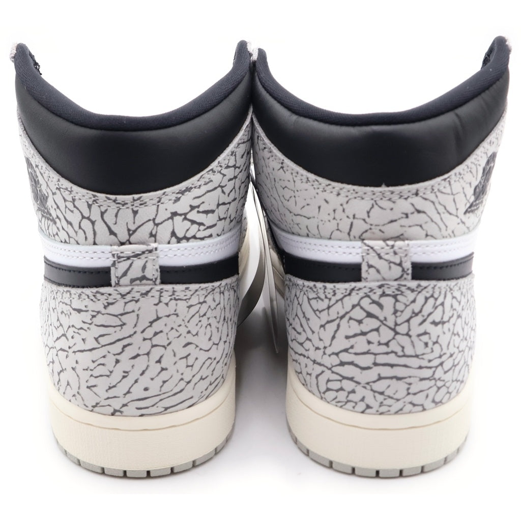 NIKE(ナイキ) AIR JORDAN 1 RETRO HIGH OG WHITE CEMENT ELEPHANT DZ5485-052 エアジョーダン1 ホワイトセメント ハイカットスニーカー ホワイト/グレー US9/27cm