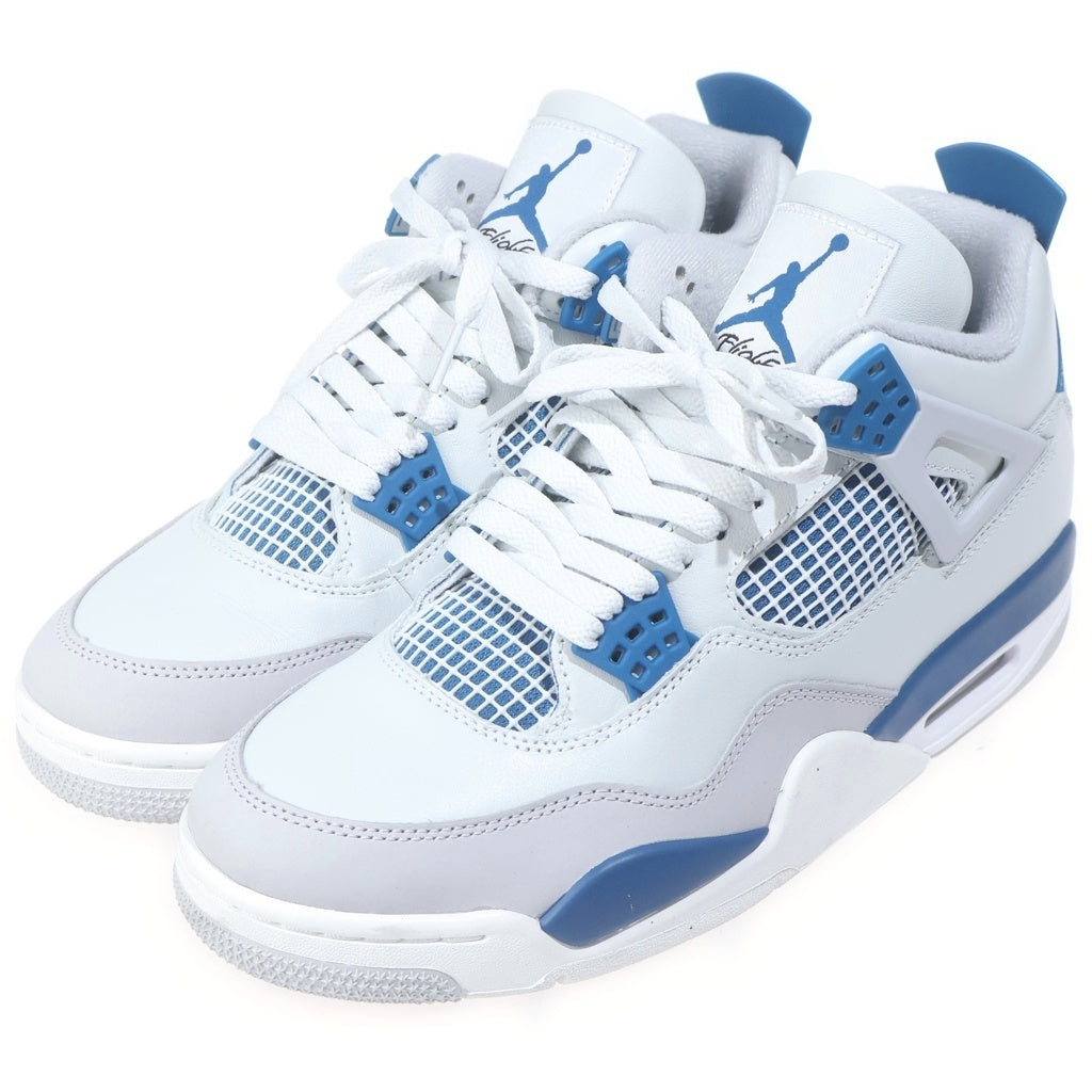 NIKE(ナイキ) AIR JORDAN 4 RETRO INDUSTRIAL BLUE FV5029-141 エアジョーダン4 インダストリアルブルー ハイカットスニーカー ホワイト/ブルー US9.5/27.5cm