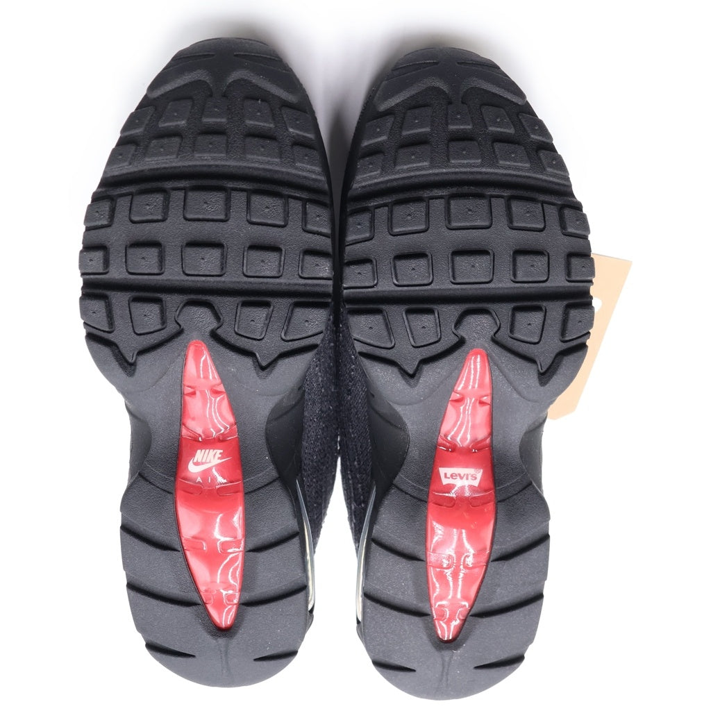 NIKE(ナイキ) ×LEVI'S AIR MAX 95 OG DENIM BLACK HM4743-001 リーバイス エアマックス95 デニム ローカットスニーカー ブラック US9.5/27.5cm