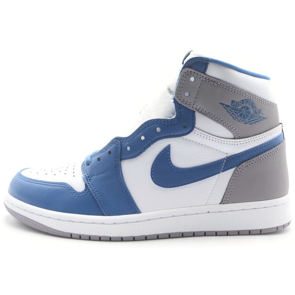 NIKE(ナイキ) AIR JORDAN 1 HIGH OG TRUE BLUE DZ5485-410 エアジョーダン 1 ハイカットスニーカー ホワイト/ブルー US9/27cm
