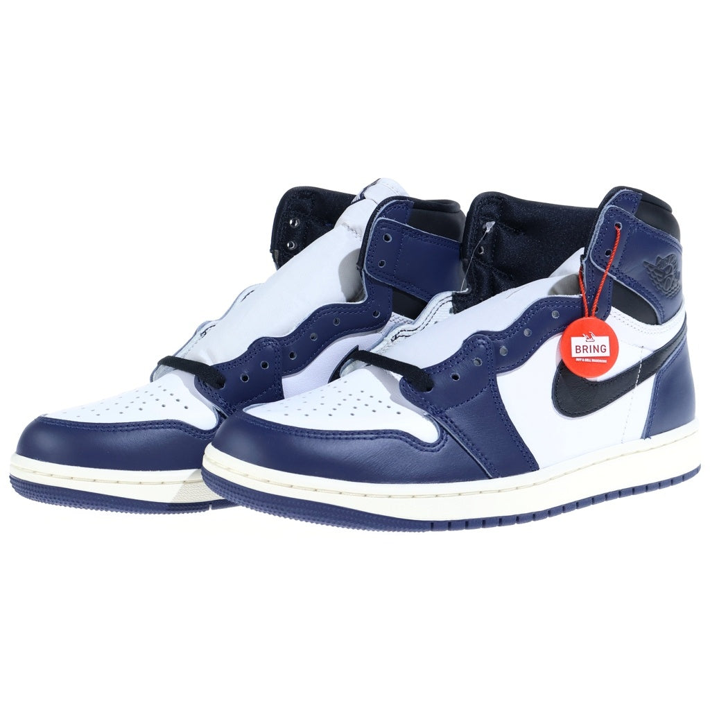 NIKE(ナイキ) AIR JORDAN 1 RETRO HIGH OG Midnight Navy エアジョーダン 1 レトロ ミッドナイト ネイビー ハイカットスニーカー US9.5/27.5cm DN5485-401