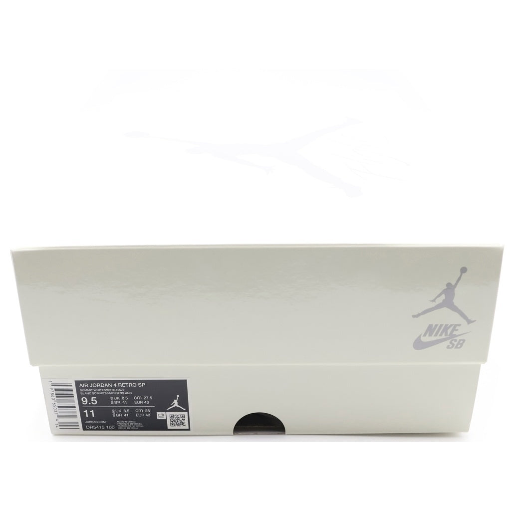 NIKE(ナイキ) AIR JORDAN 4 RETRO SP SUMMIT WHITE DR5415-100 エアジョーダン 4 レトロ ハイカットスニーカー ホワイト/ブルー US9.5/27.5cm