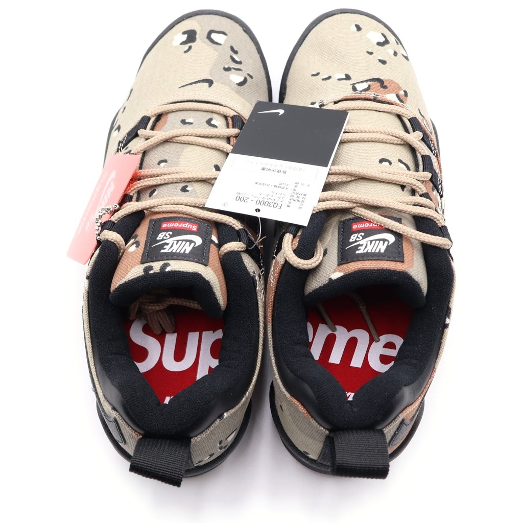 NIKE SB(ナイキエスビー) ×SUPREME DARWIN LOW DESERT CAMO FQ3000-200 シュプリーム ローカットスニーカー ダーウィン カモ US9.5/28cm