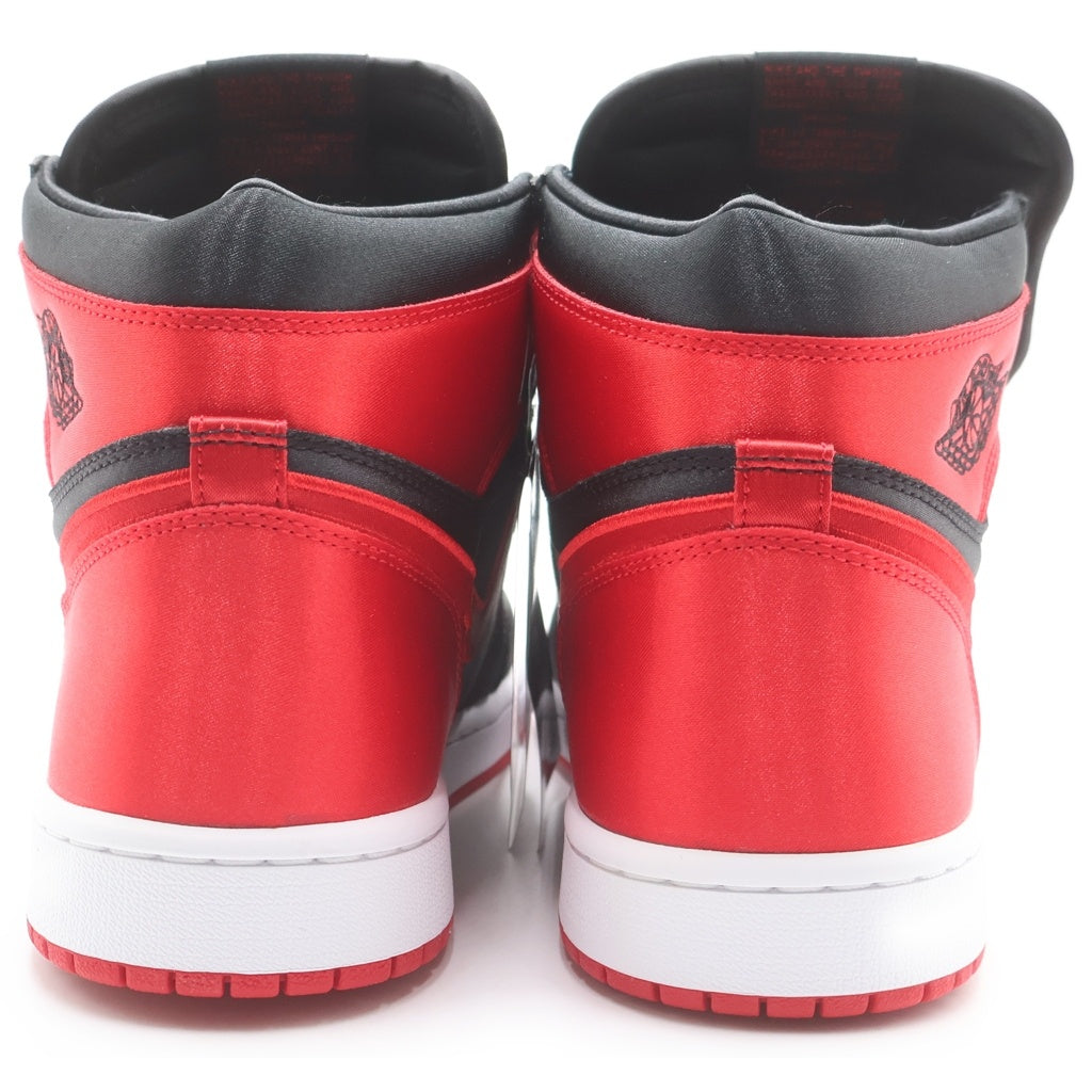 NIKE(ナイキ) WMNS AIR JORDAN 1 RETRO HIGH OG SATIN BRED FD4810-061 ウィメンズ エアジョーダン1 レトロ サテンブレッド ハイカットスニーカー レッド/ブラック US11/28cm