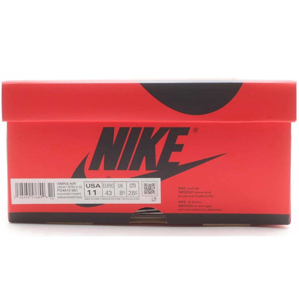 NIKE(ナイキ) WMNS AIR JORDAN 1 RETRO HIGH OG SATIN BRED FD4810-061 ウィメンズ エアジョーダン1 レトロ サテンブレッド ハイカットスニーカー レッド/ブラック US11/28cm