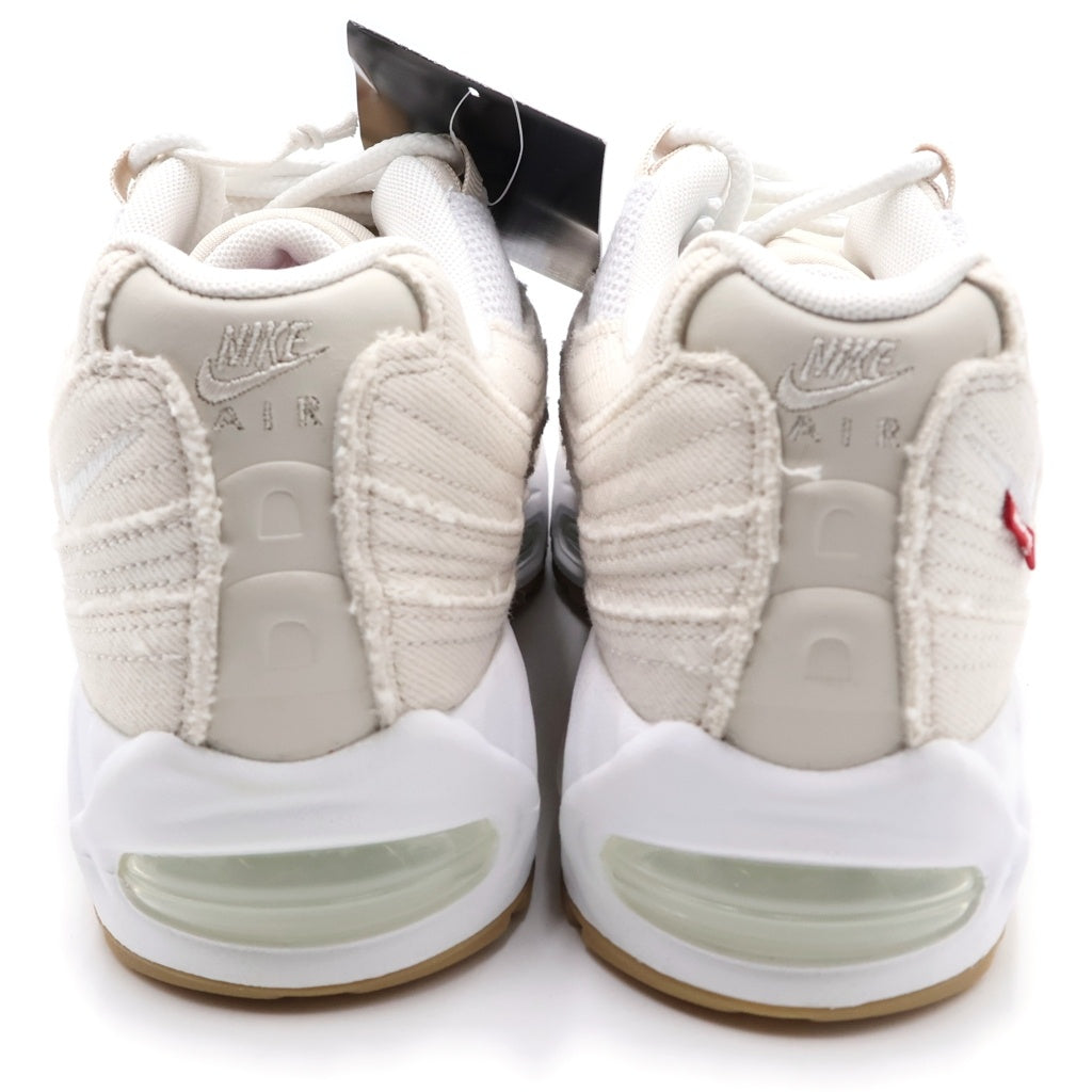 NIKE(ナイキ) ×LEVI'S AIR MAX 95 OG DENIM WHITE HM4743-100 リーバイス エアマックス95 デニム ローカットスニーカー ホワイト US9.5/27.5cm