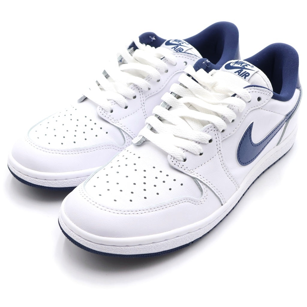 NIKE(ナイキ) AIR JORDAN 1 LOW 85 WHITE/NAVY-WHITE FB9933-141 エアジョーダン 1 ローカットスニーカー ホワイト/ブルー US9.5/27.5cm