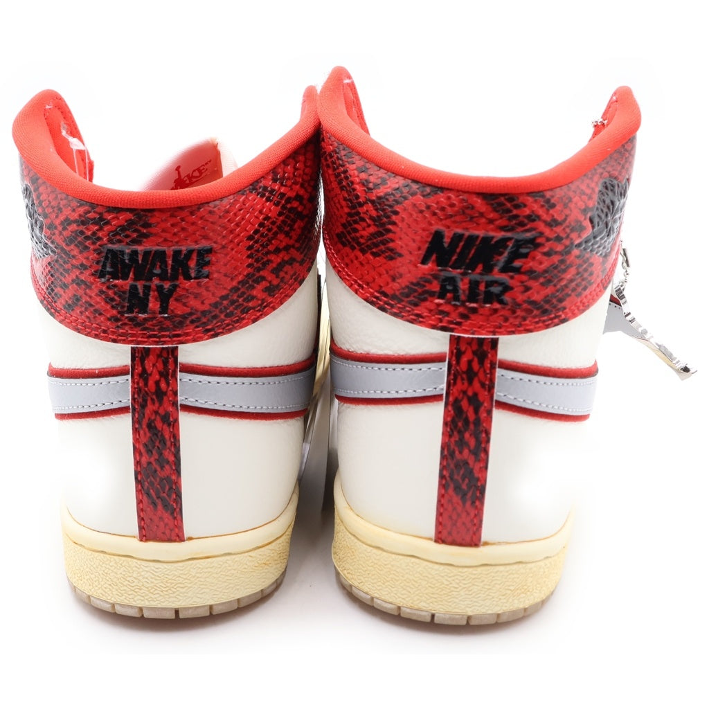 NIKE(ナイキ) ×AWAKE NY JORDAN AIR SHIP SP UNIVERSITY RED FN8675-100 アウェイクニューヨーク ジョーダンエアシップ ハイカットスニーカー ホワイト/レッド US9.5/27.5cm