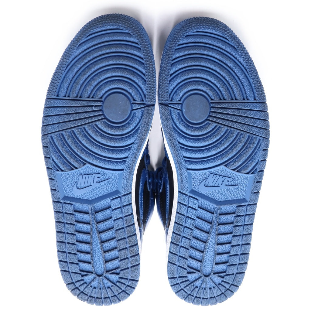 NIKE(ナイキ) AIR JORDAN 1 RETRO HIGH OG DARK MARINA BLUE 555088-404 エアジョーダン1 レトロ ハイ ダークマリーナブルー ハイカットスニーカーブラック/ブルー US9/27cm