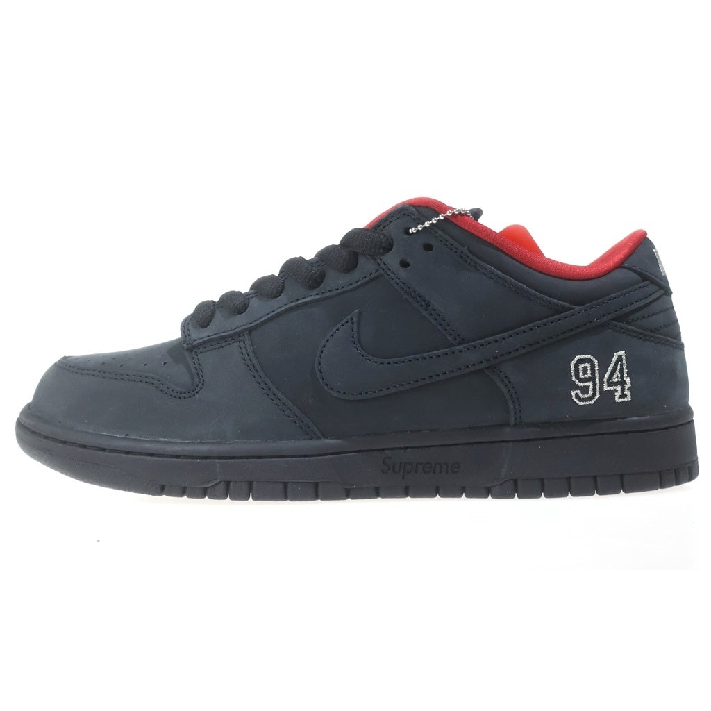 NIKE SB(ナイキエスビー) ×SUPREME DUNK LOW HQ8487-001 シュプリーム ダンク ローカットスニーカー ブラック US9.5/27.5cm