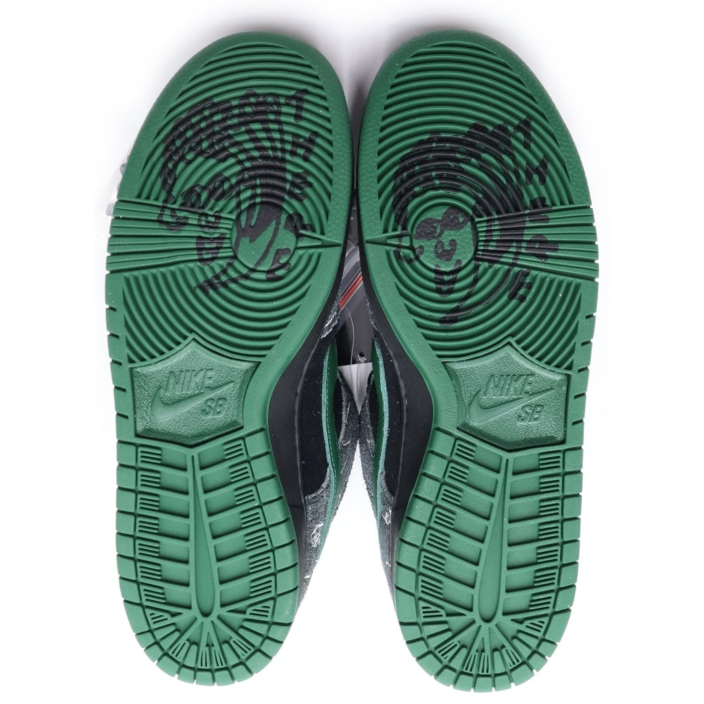 NIKE SB(ナイキエスビー) ×There Skateboards DUNK LOW PRO HF7743-001 ゼアスケートボード ローカットスニーカー グリーン/ブラック US9.5/27.5cm