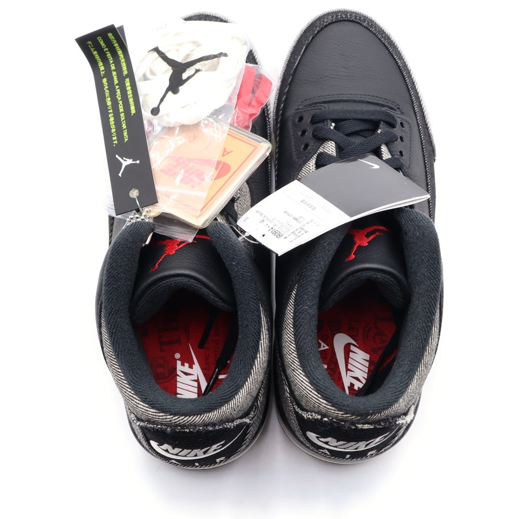 NIKE(ナイキ) ×Levi's AIR JORDAN 3 RETRO SP IR0914-400 リーバイス エアジョーダン3 レトロ ローカットスニーカー インディゴ US9.5/27.5cm